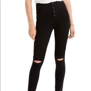 Madewell petite high rise roadtripper Jeggings